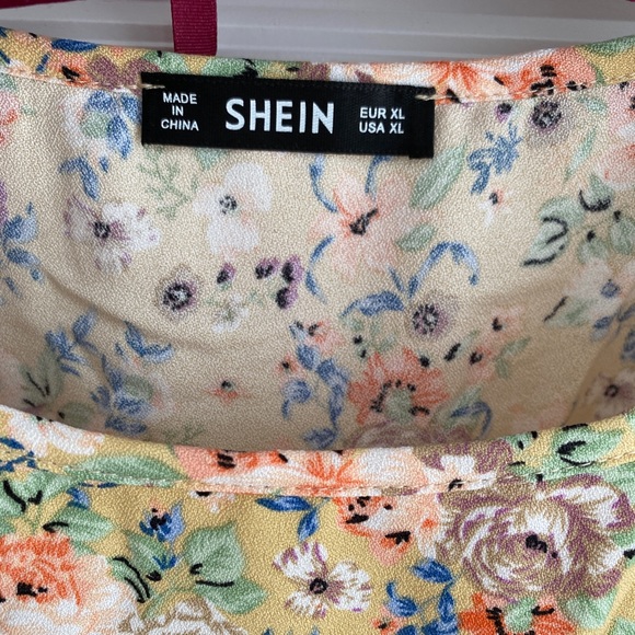 Yellow Lacey Floral Dress - Picture 2 of 11